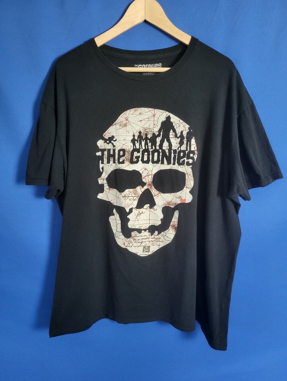 Goonies Hybrid Apparel 2XL T-shirt Black Cotton Tee
